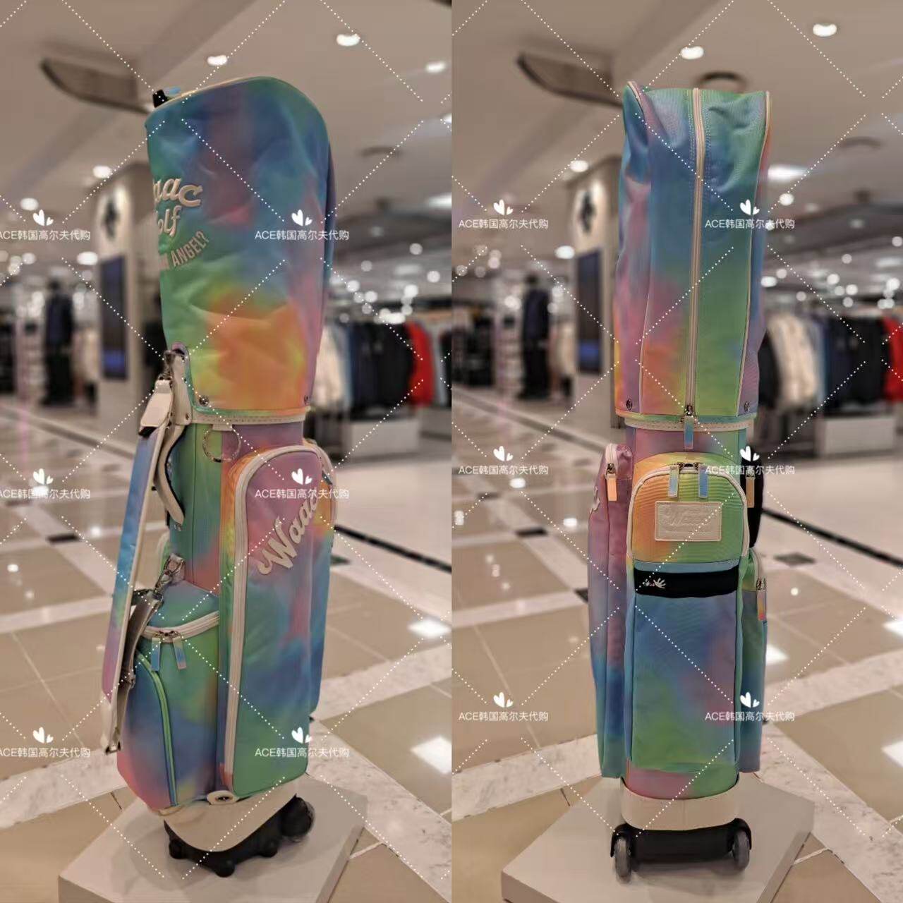 WAAC女士高尔夫球包轱辘拉杆球包