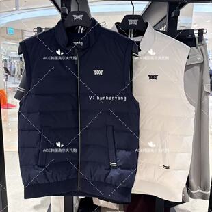 PXG男士高尔夫马甲25冬季新款百搭休闲时尚运动舒适保暖防风马甲