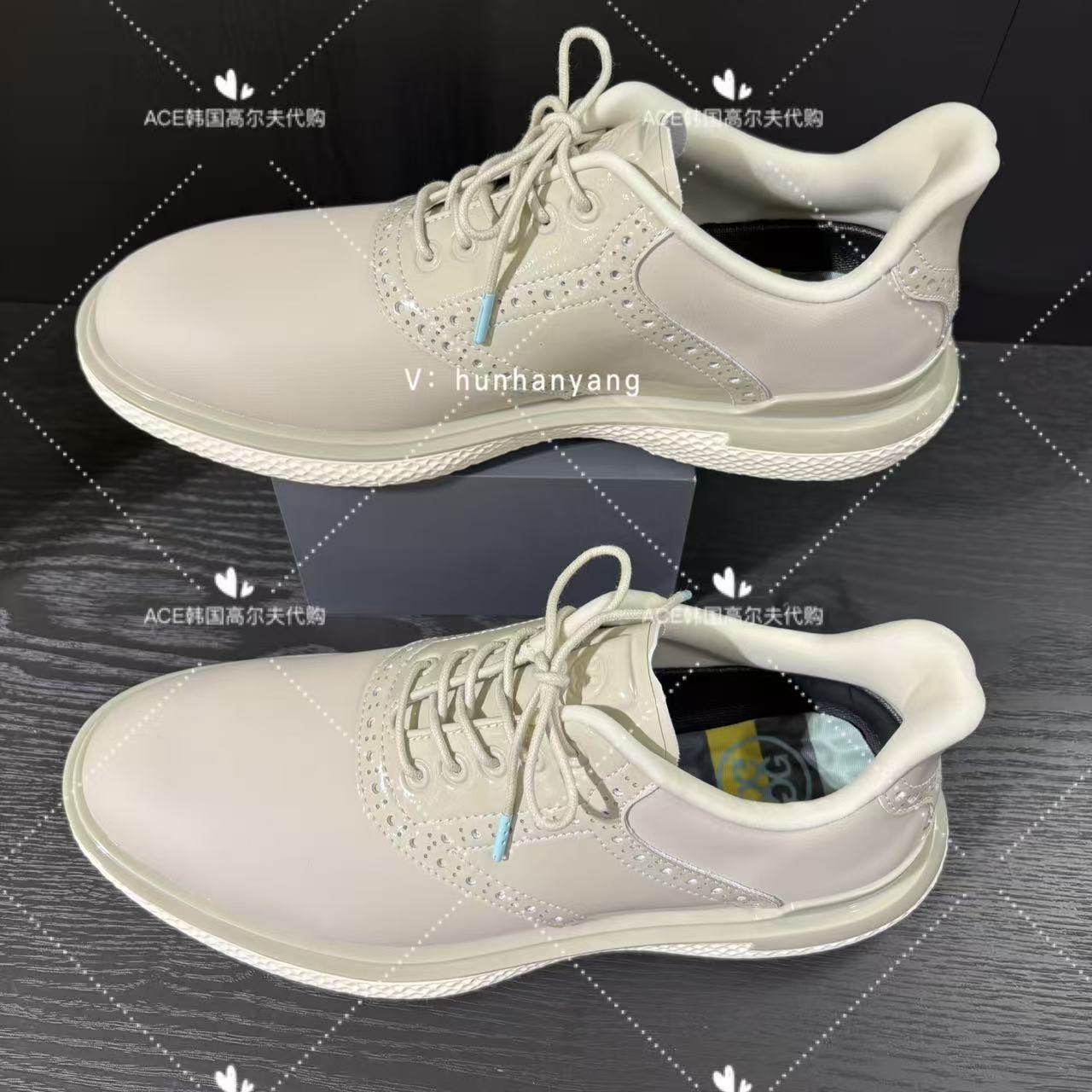 GFORE男士高尔夫球鞋26春季新款百搭休闲时尚运动皮质运动鞋