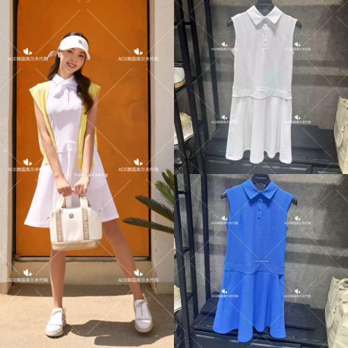女士高尔夫服装25夏季连衣裙