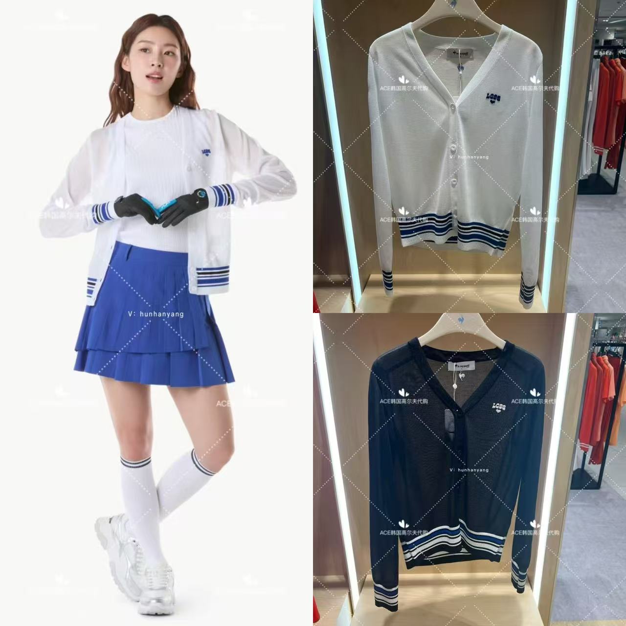 女士高尔夫服装25夏季上衣