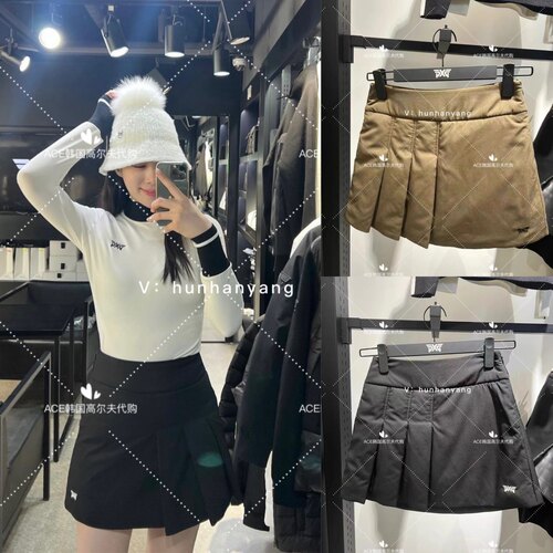 PXG高尔夫女士防寒半百褶裙