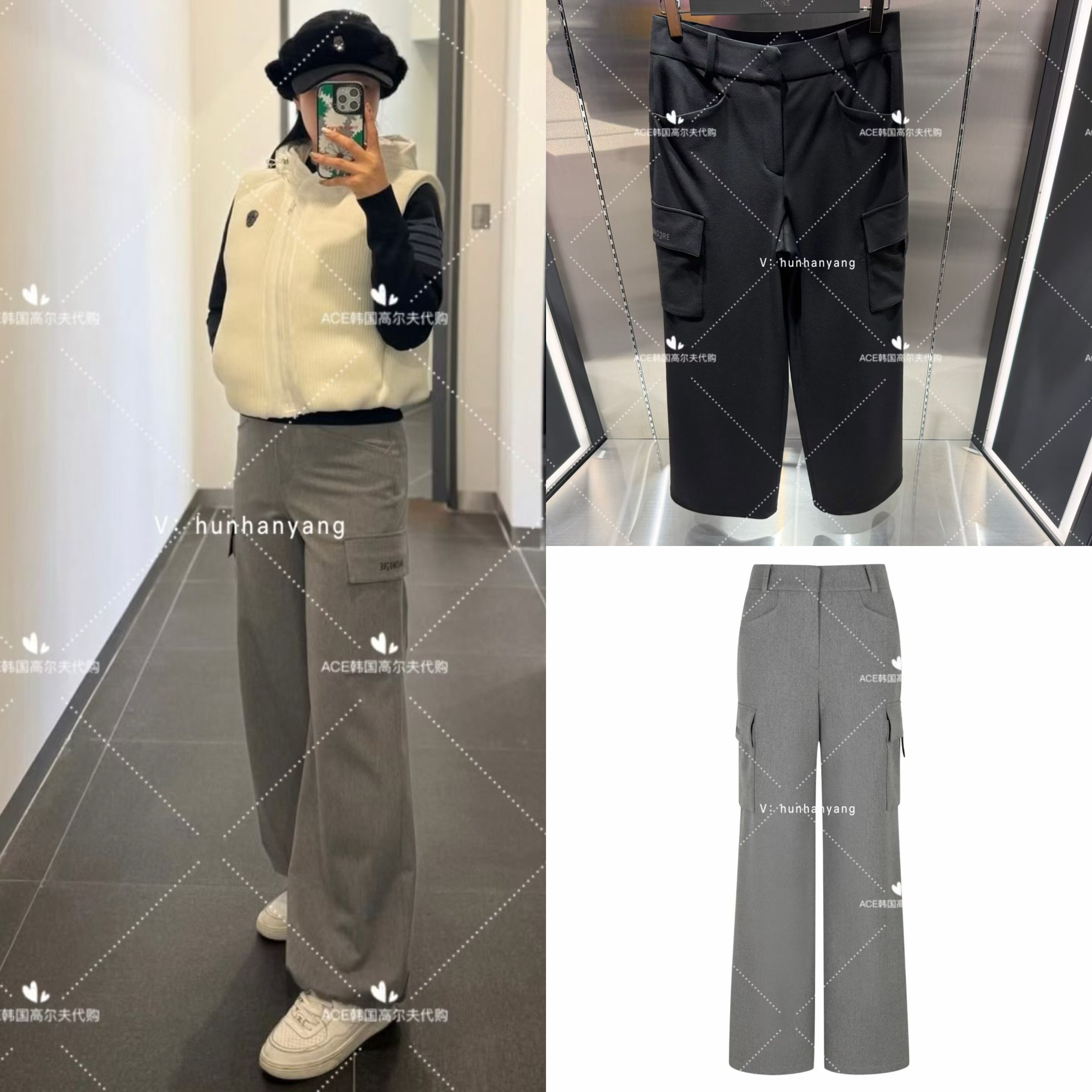 女士高尔夫服装25冬季裤子