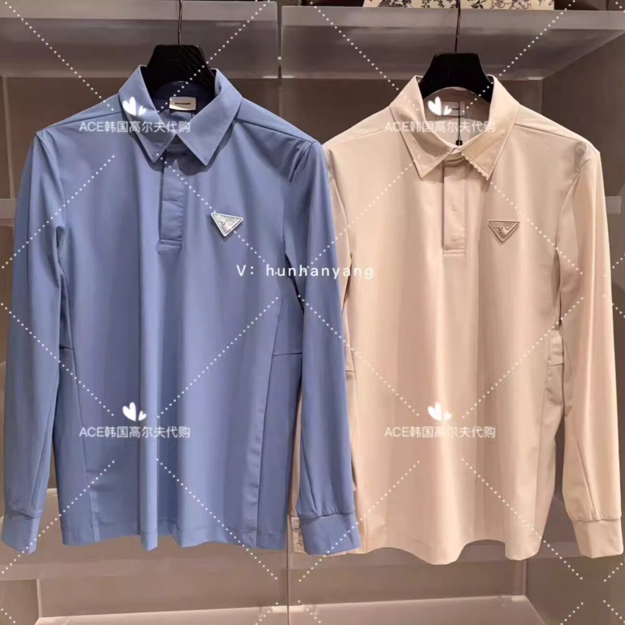 SOUTHCAPE男士折扣高尔夫长袖25春季百搭休闲时尚运动舒适翻领长T