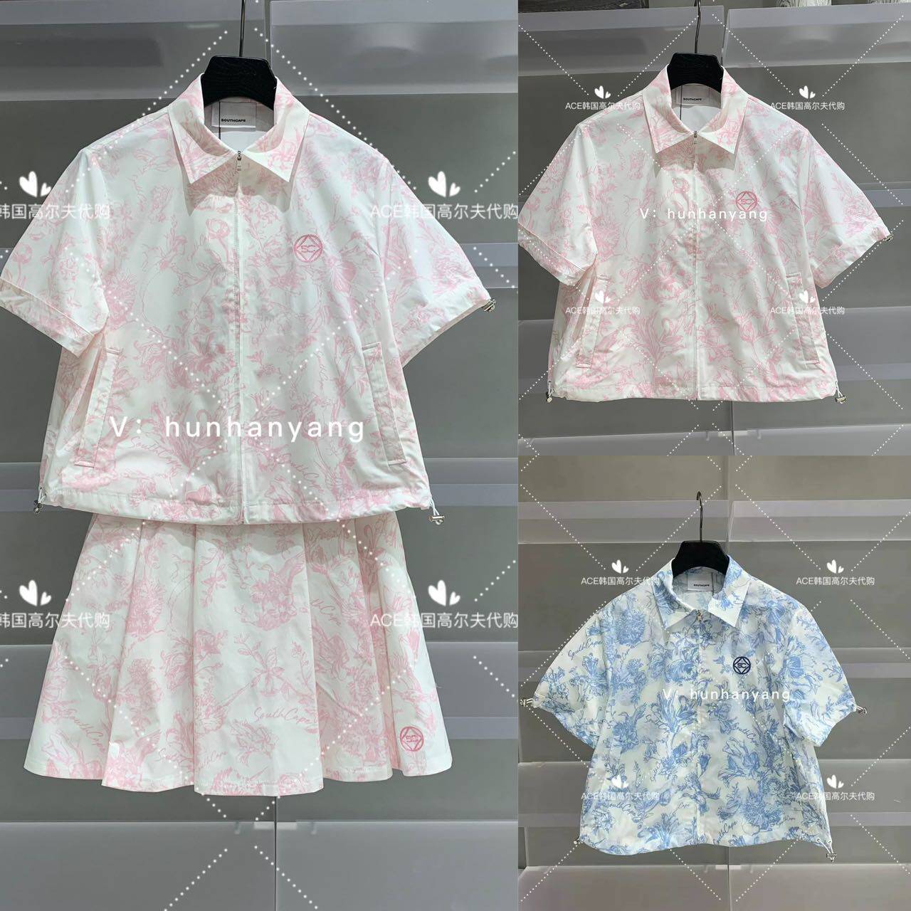 SouthCape女士高尔夫服装24夏季