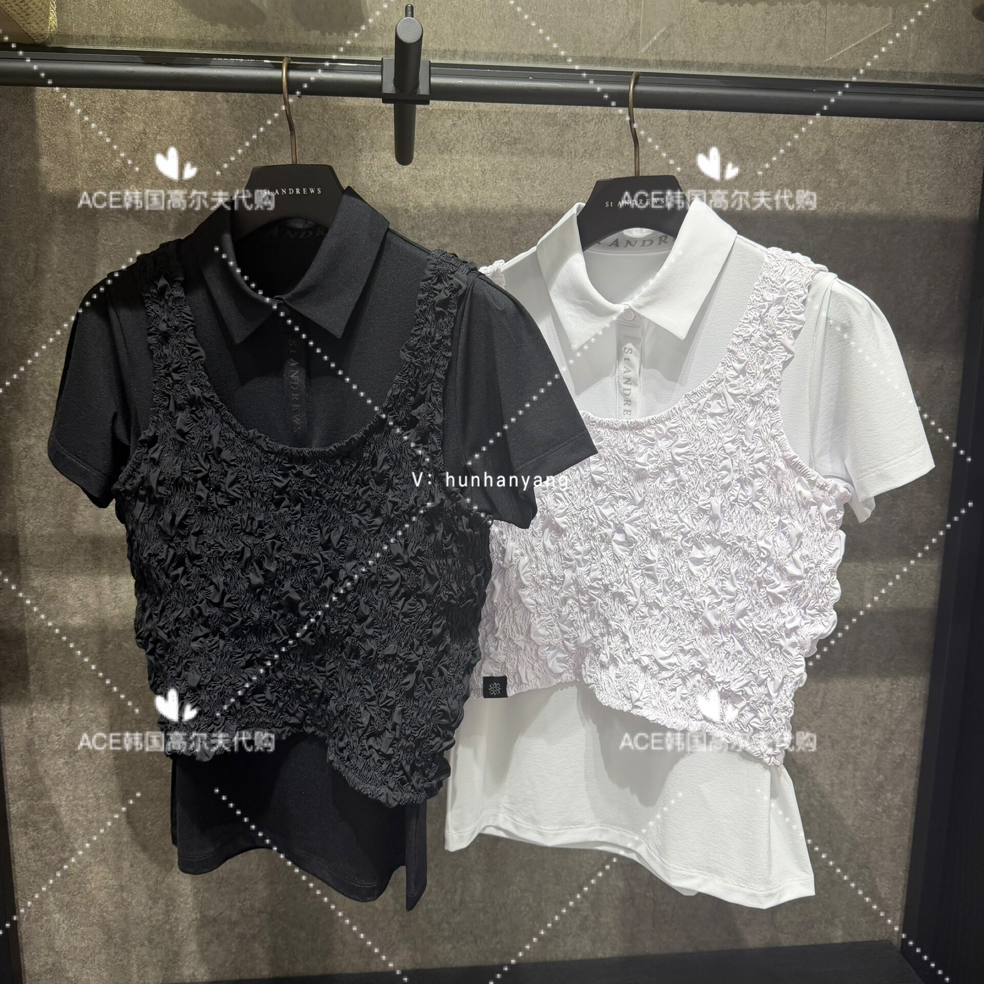 女士高尔夫服装26夏季上衣
