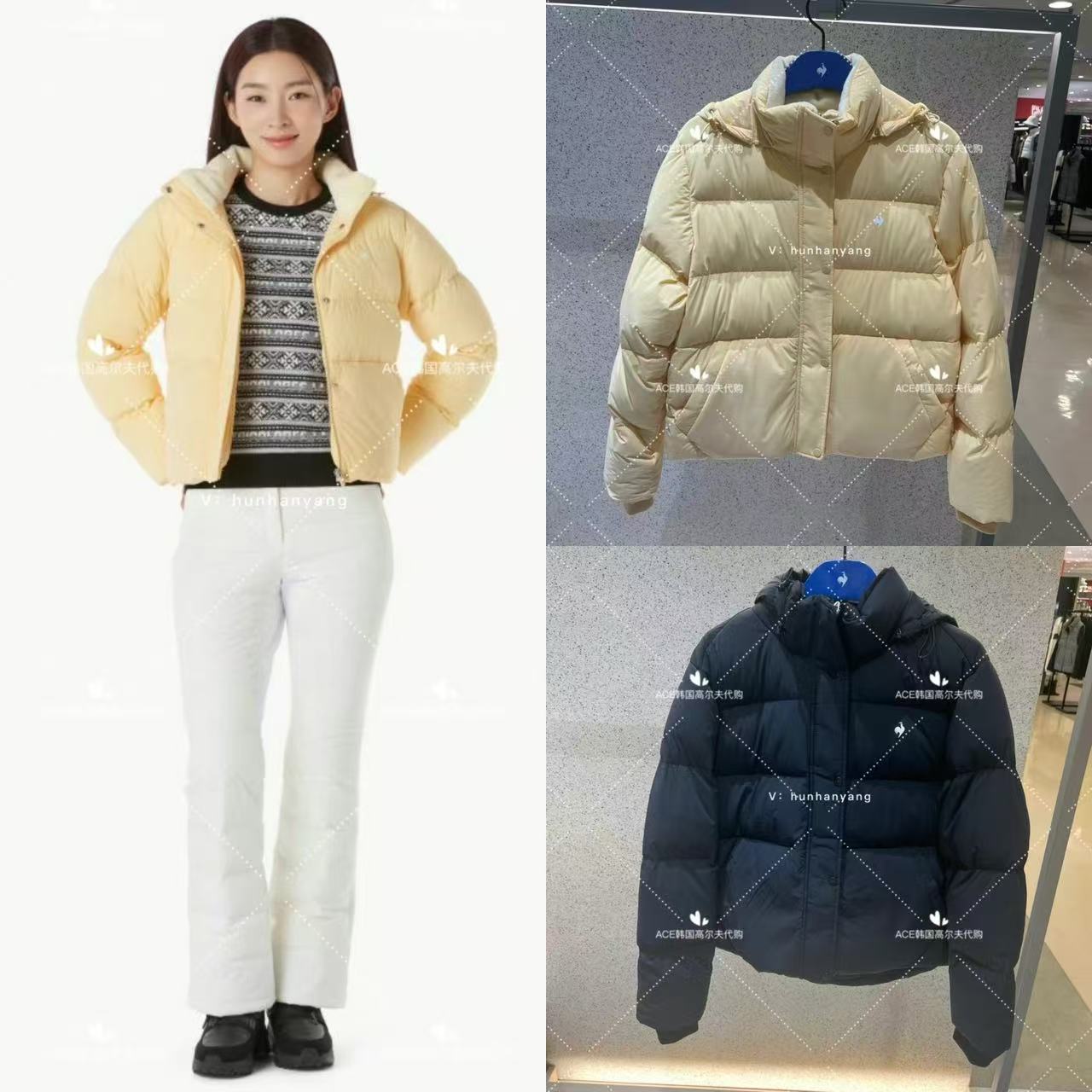 女士高尔夫服装24秋冬外套