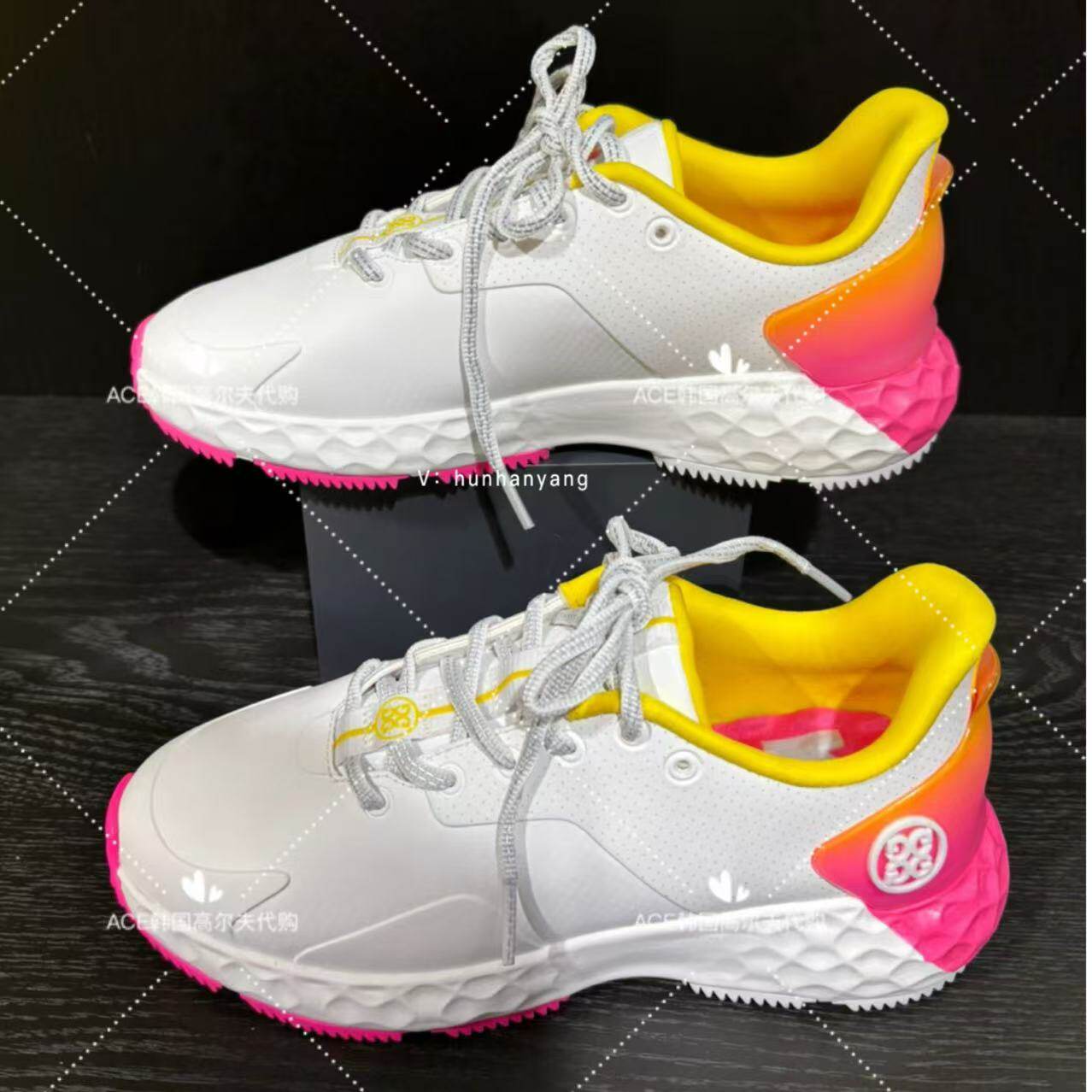 Gfore女士折扣高尔夫球鞋25春季休闲时尚舒适经典厚底增高运动鞋