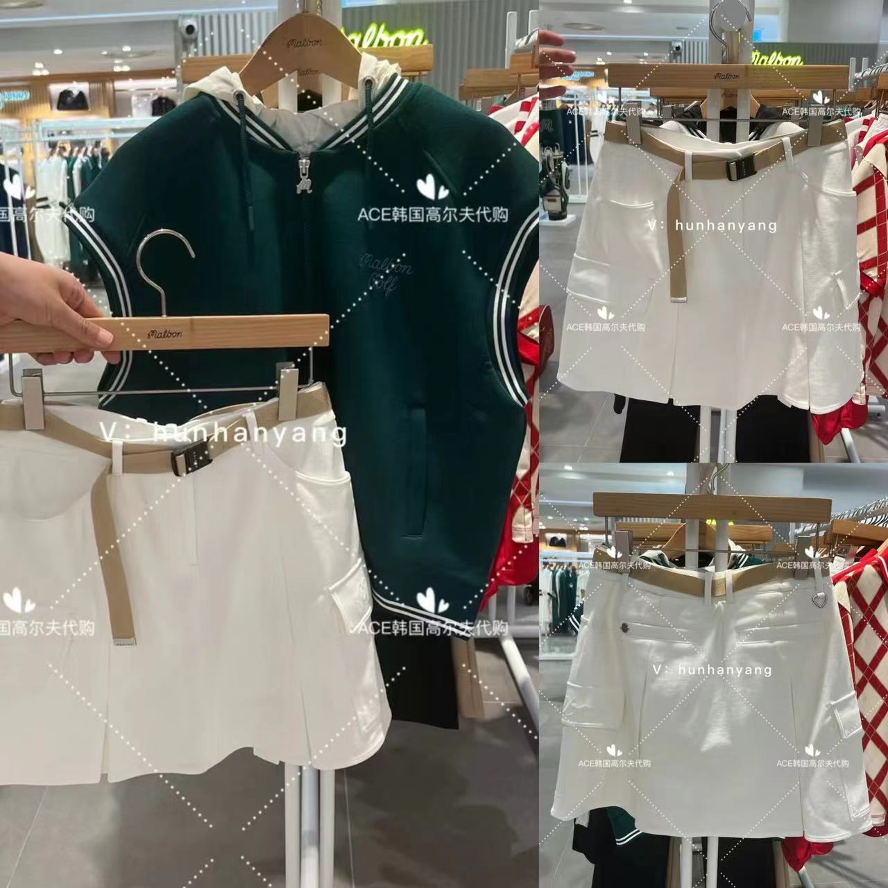 女士高尔夫服装24秋季短裙
