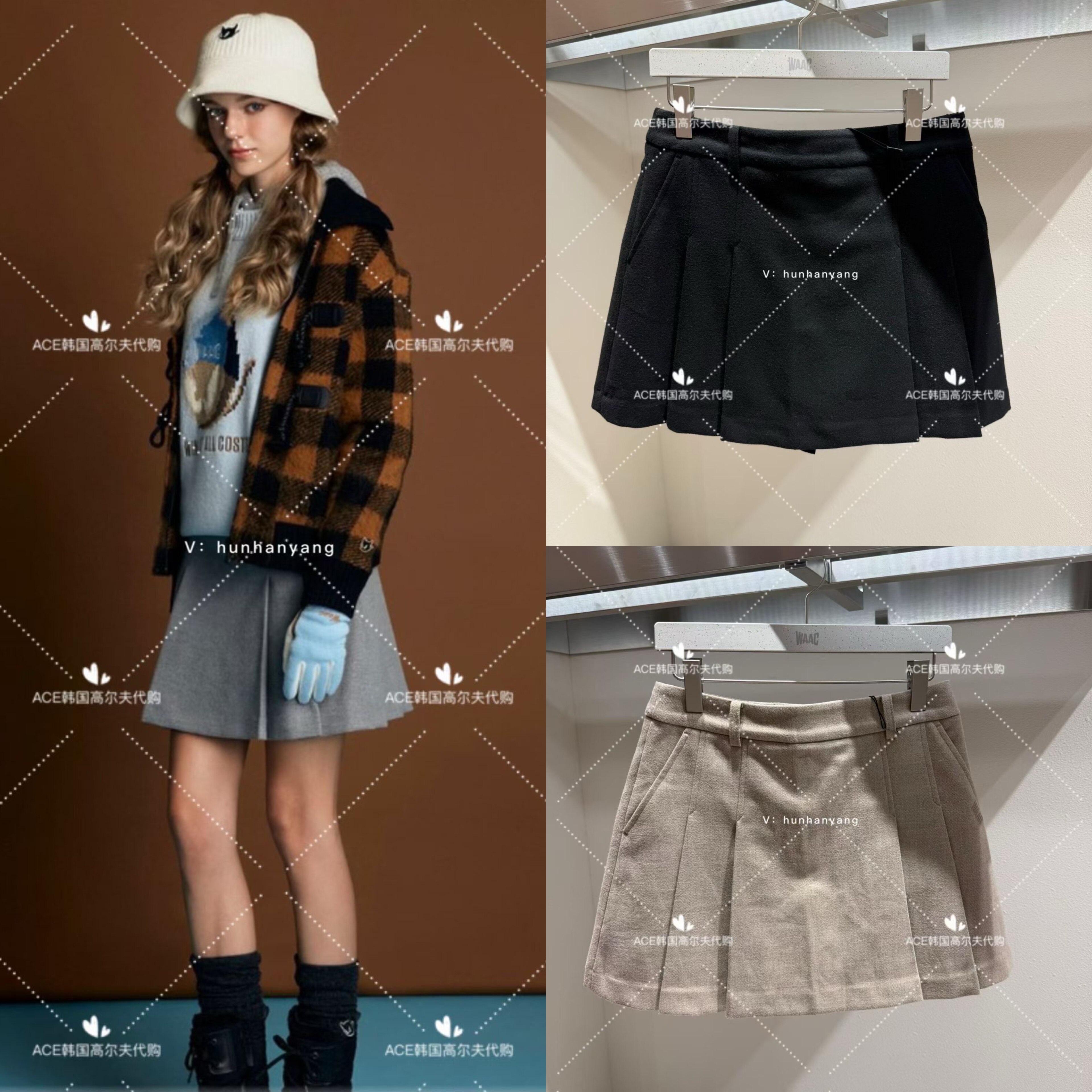女士高尔夫服装25秋季裙子