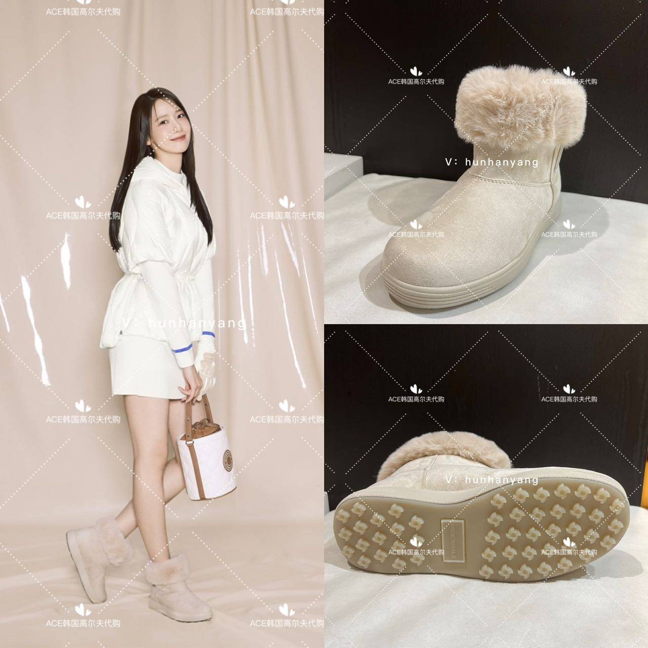 Wangle高尔夫女士休闲运动保暖靴