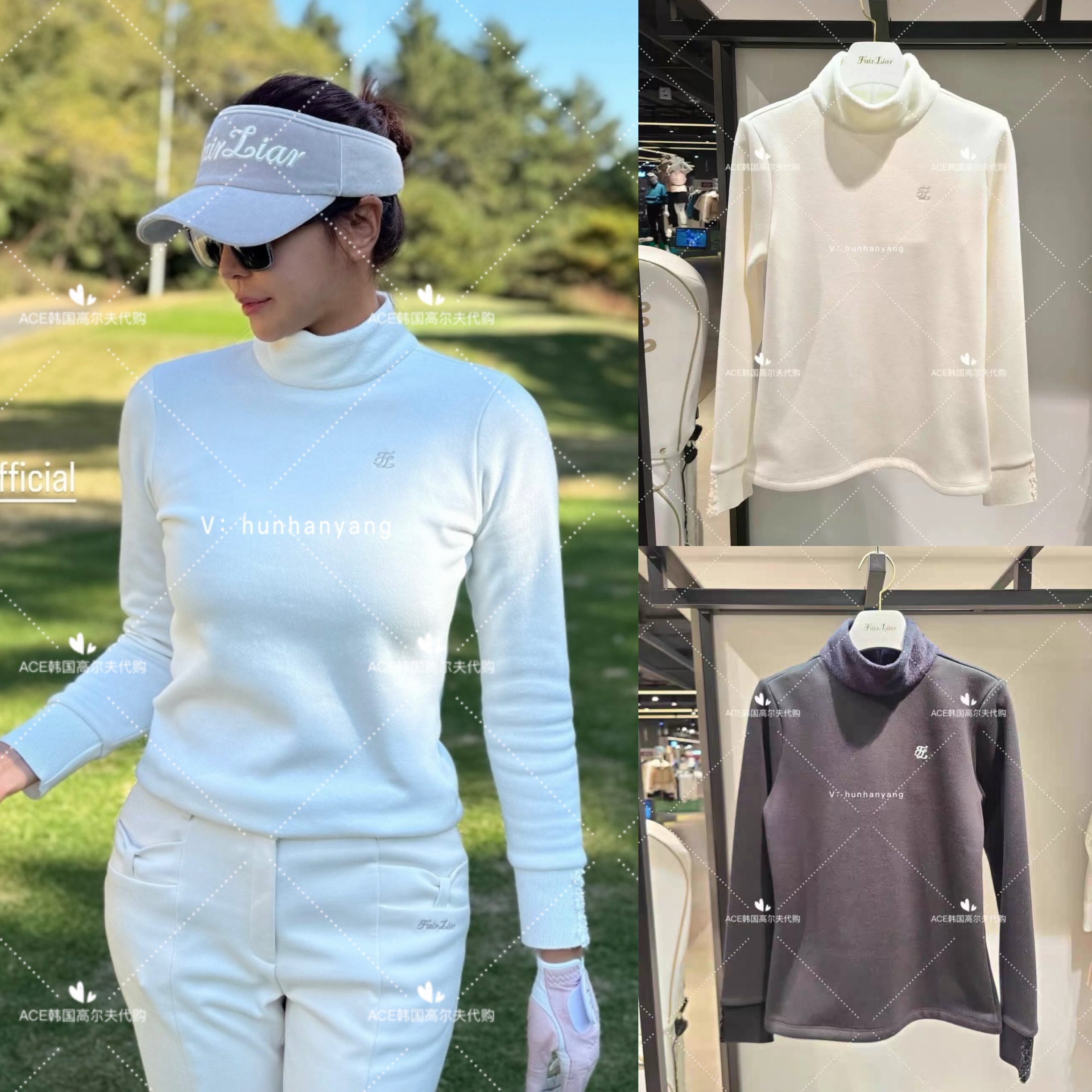 女士高尔夫服装24秋冬长袖