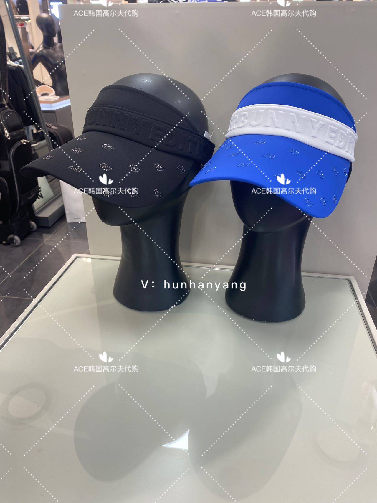 MasterBunny小兔子女高尔夫球帽24夏折扣百搭休闲时尚运动亮晶晶