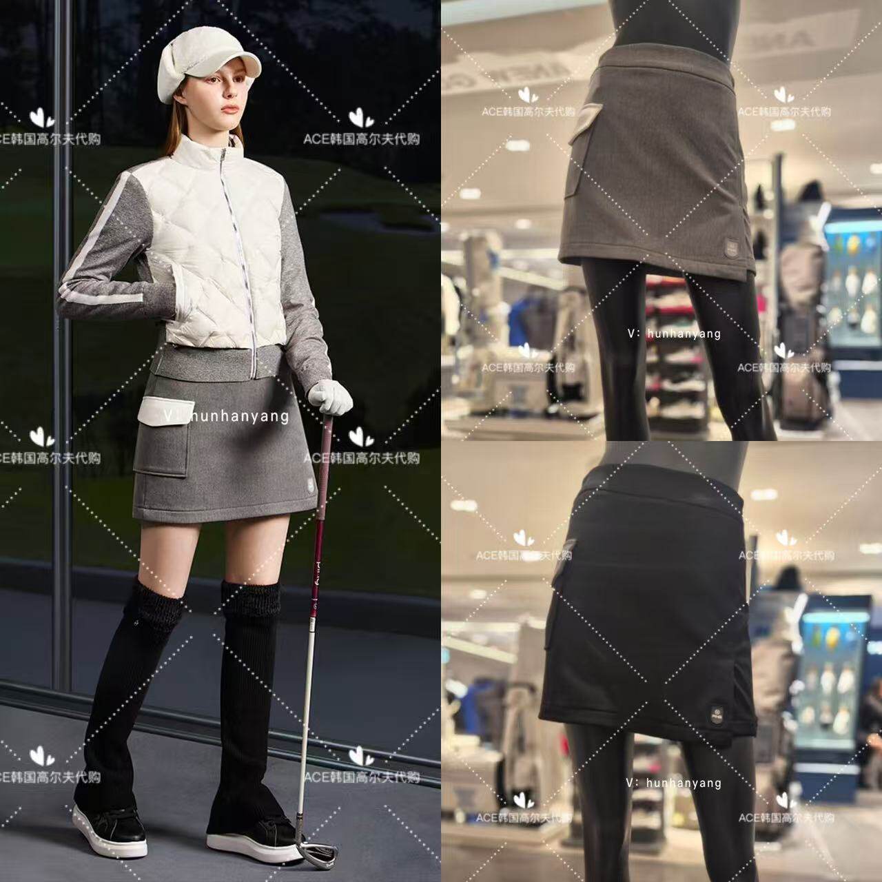 PING女士高尔夫裙子25冬季