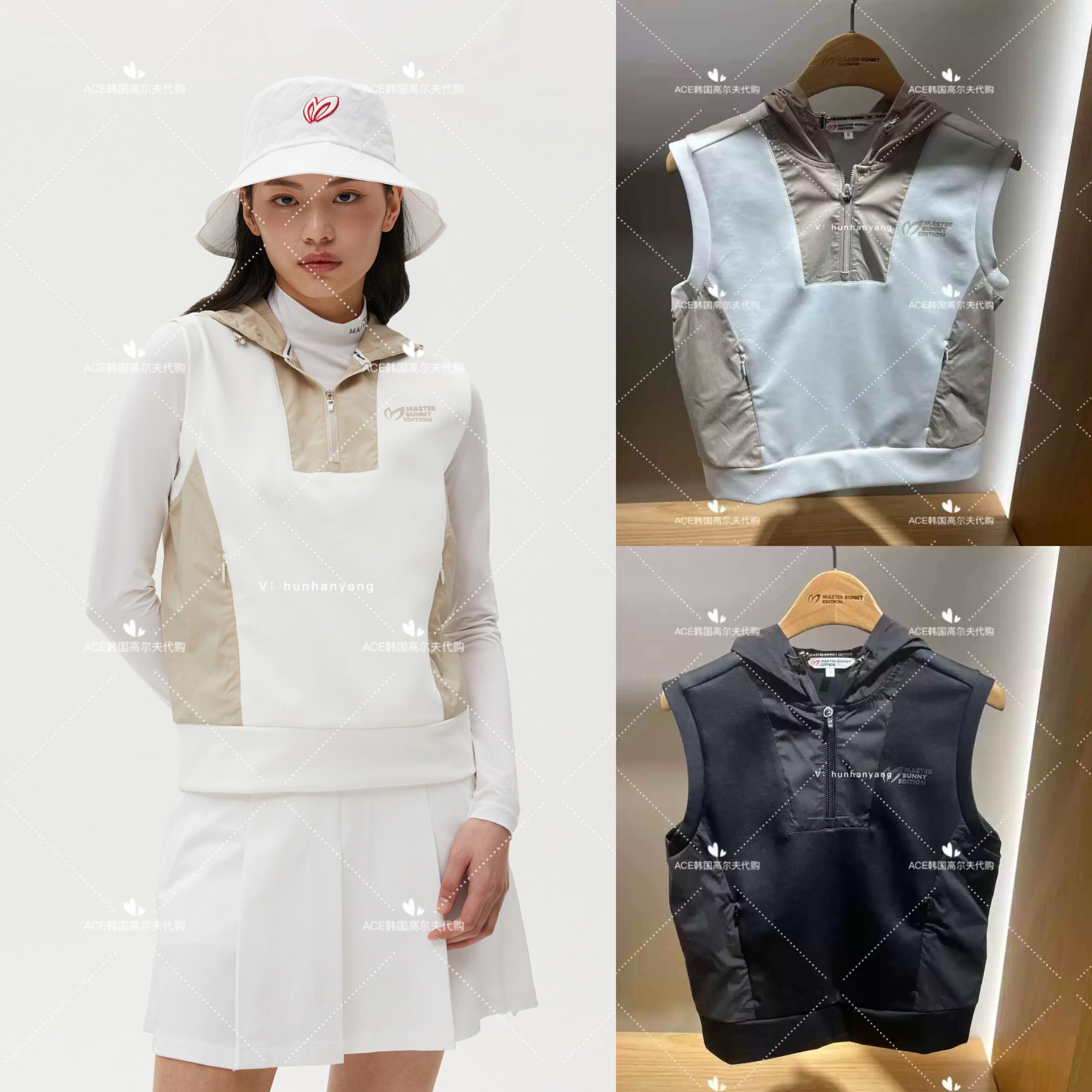 女士高尔夫服装25春季马甲