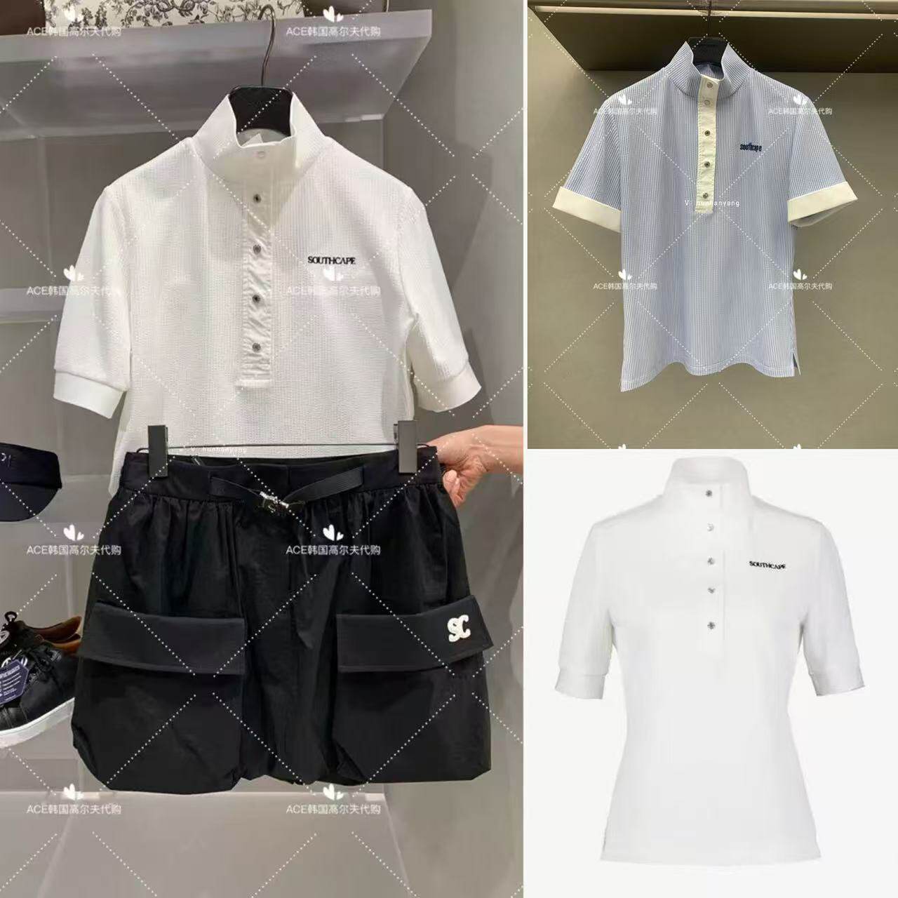 SOUTHCAPE女士高尔夫半高领半袖