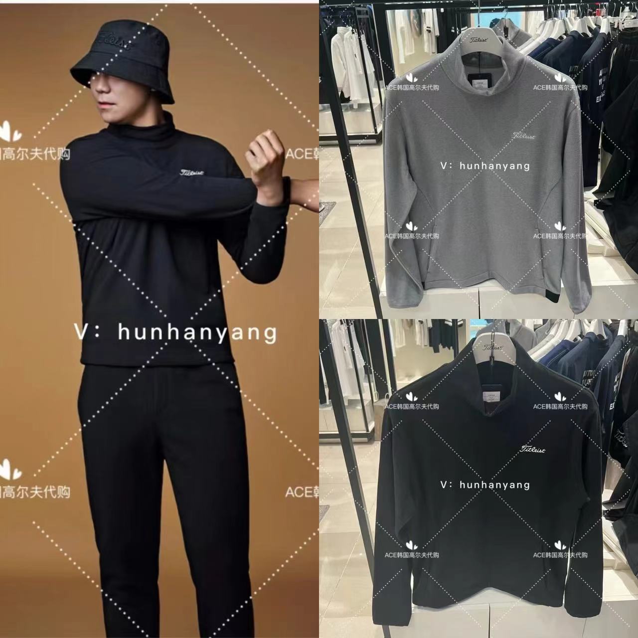 男士高尔夫球服24秋季长袖