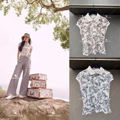 女士高尔夫服装25夏季上衣