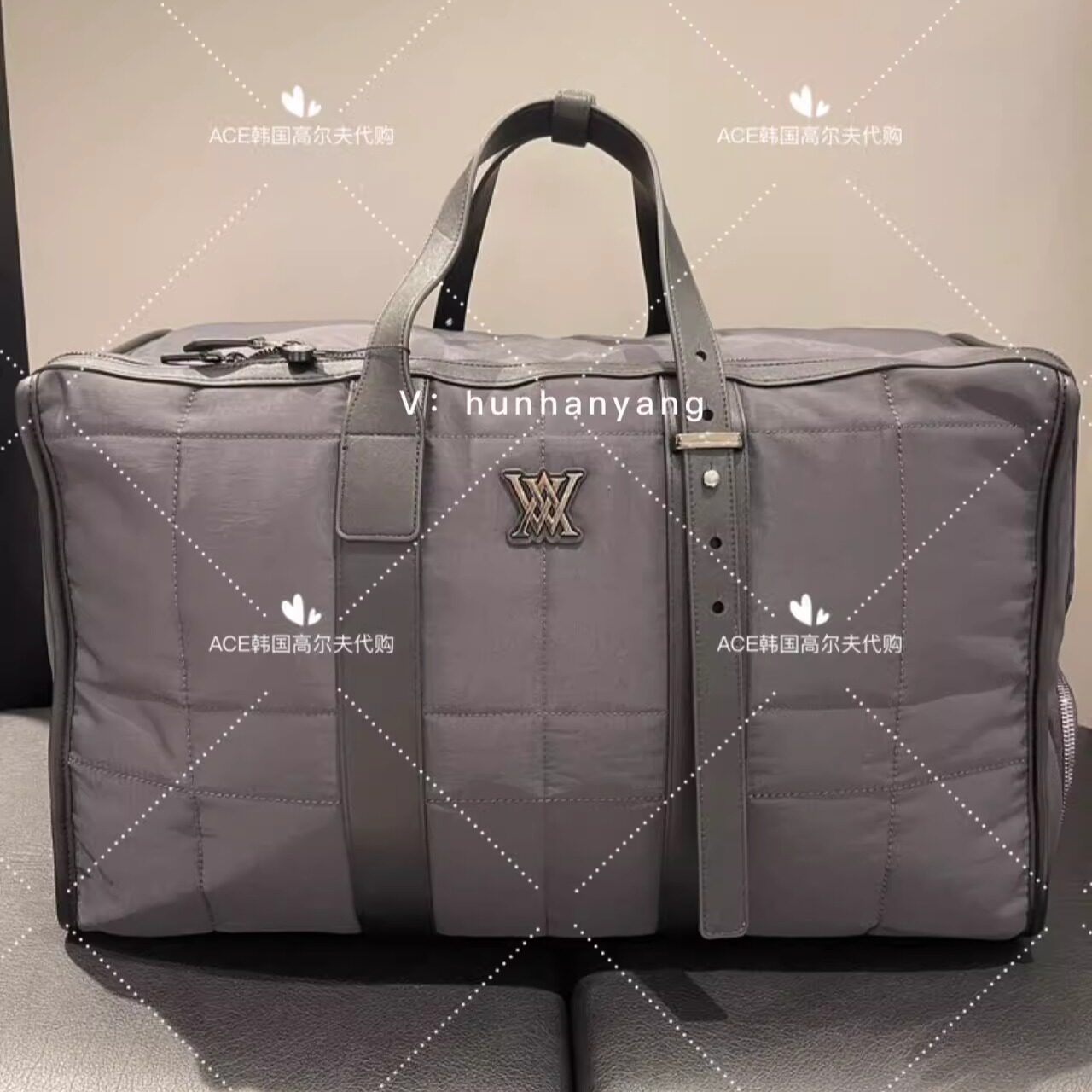 韩国代购男女同款高尔夫衣物包