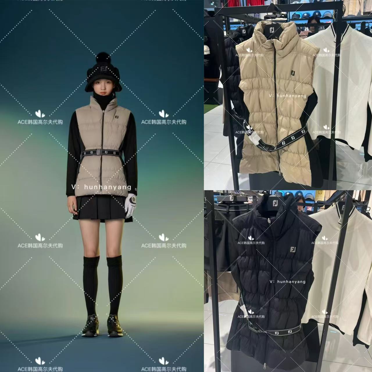 女士高尔夫服装24秋冬外套