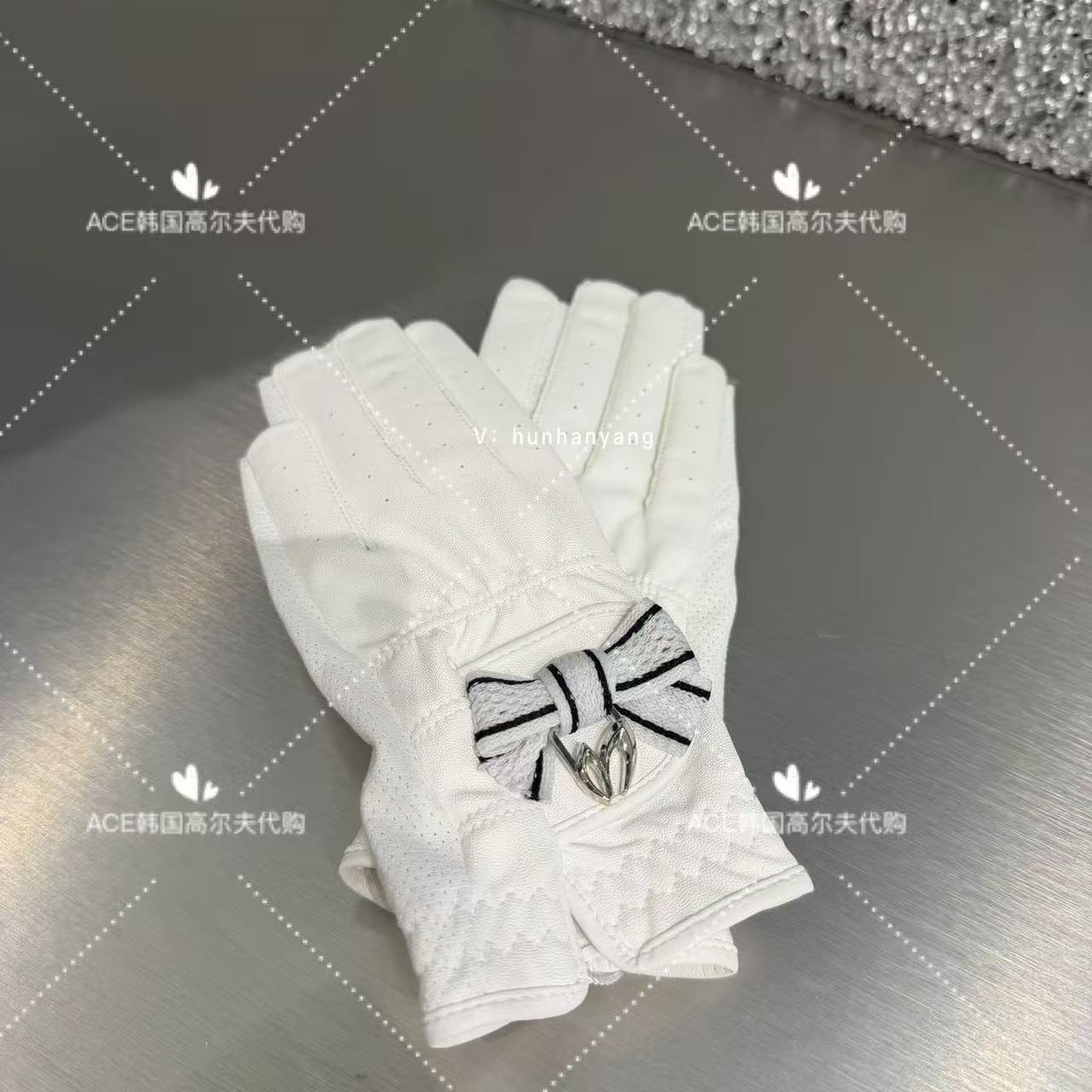 小兔子高尔夫双手手套手套26夏