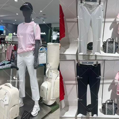 女士高尔夫服装25夏季裤子