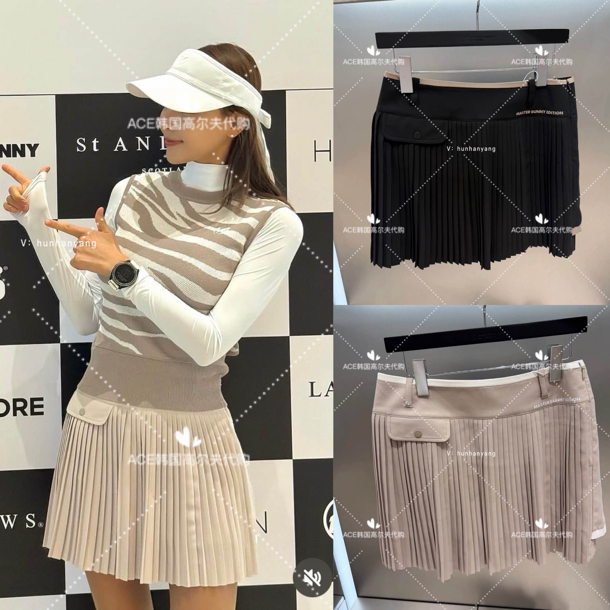 女士高尔夫服装26夏季裙子
