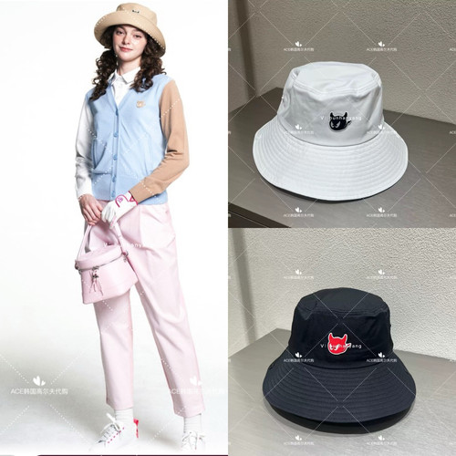 WAAC女士高尔夫球帽渔夫帽防晒帽