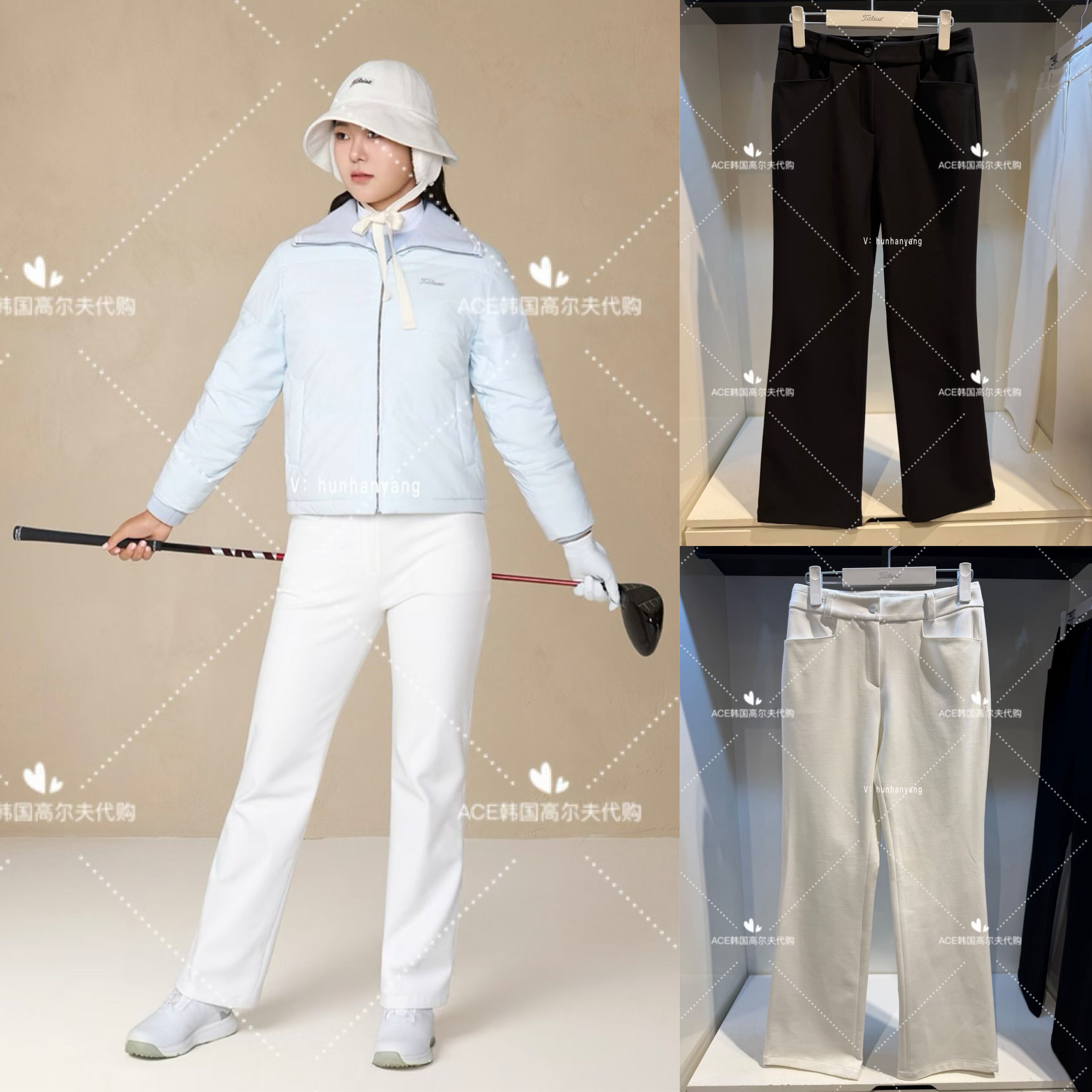 女士高尔夫服装26冬季裤子