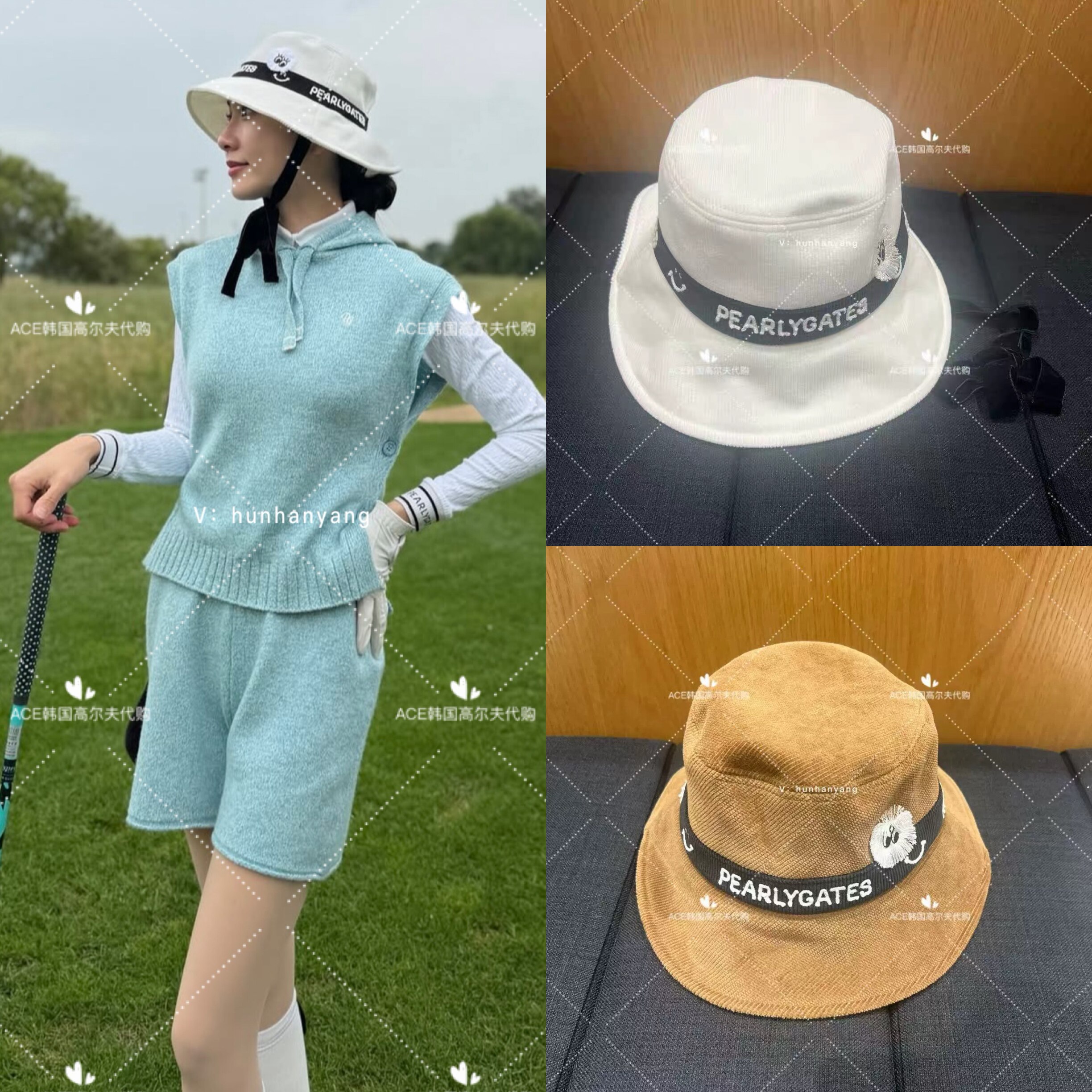 PearlyGates女士高尔夫球帽25冬