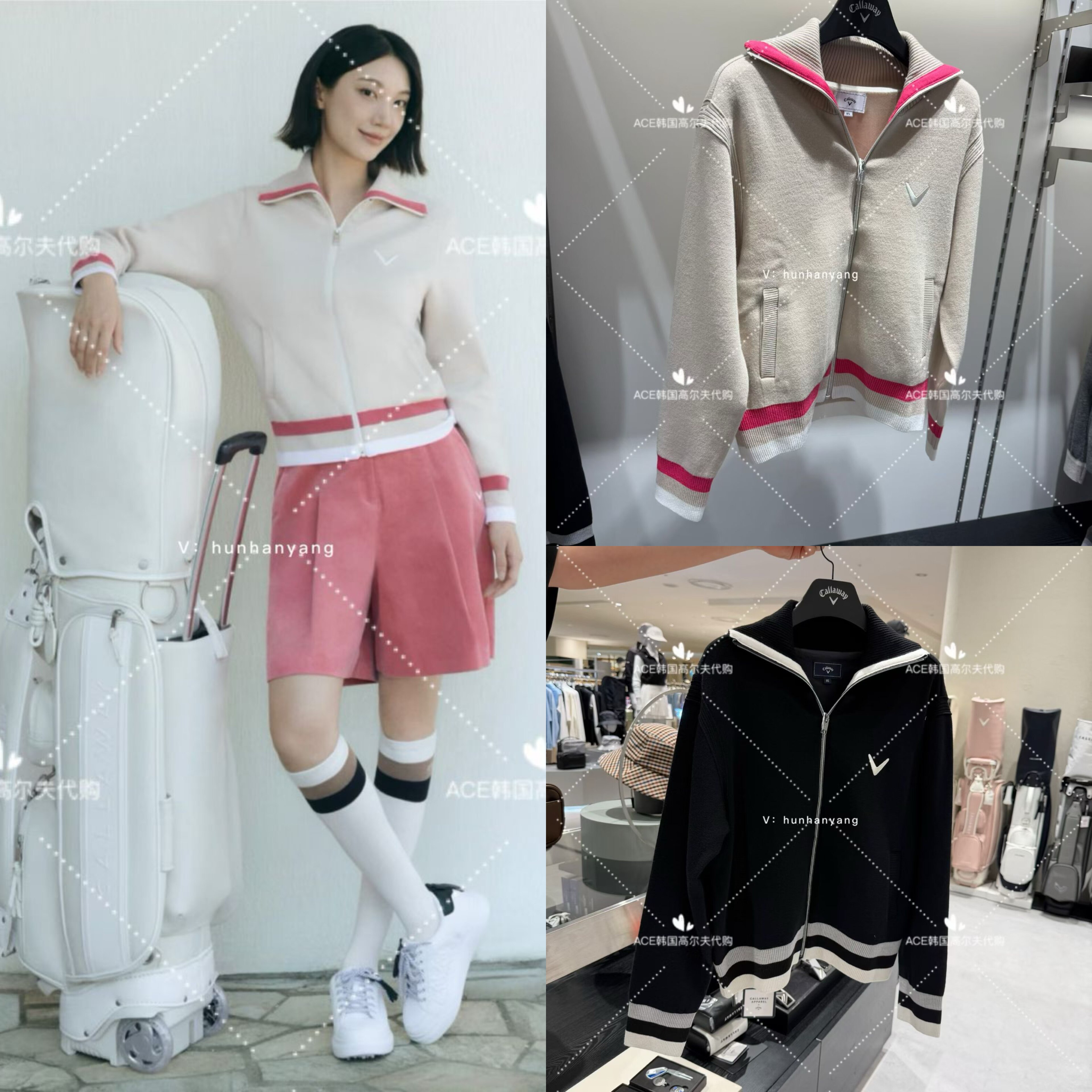 女士高尔夫服装25秋季上衣