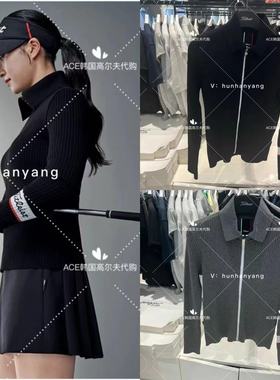 Titleist泰特利斯女高尔夫服装24秋折扣百搭休闲运动修身针织外套