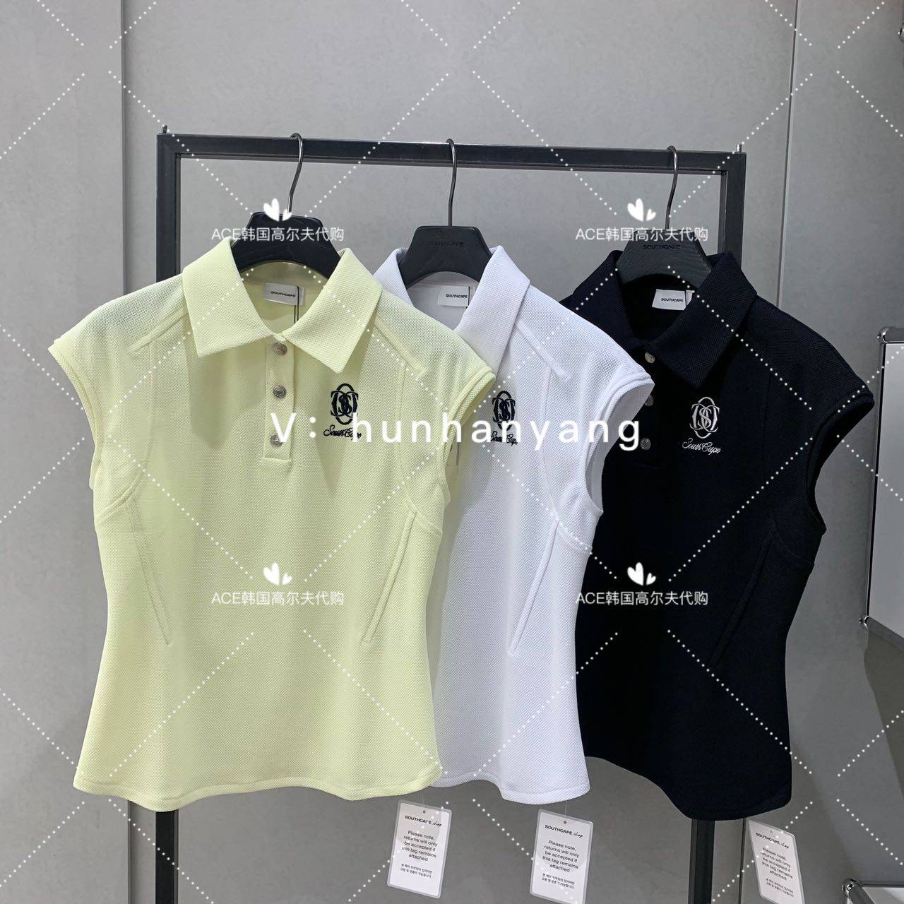 SOUTHCAPE高尔夫女士无袖上衣