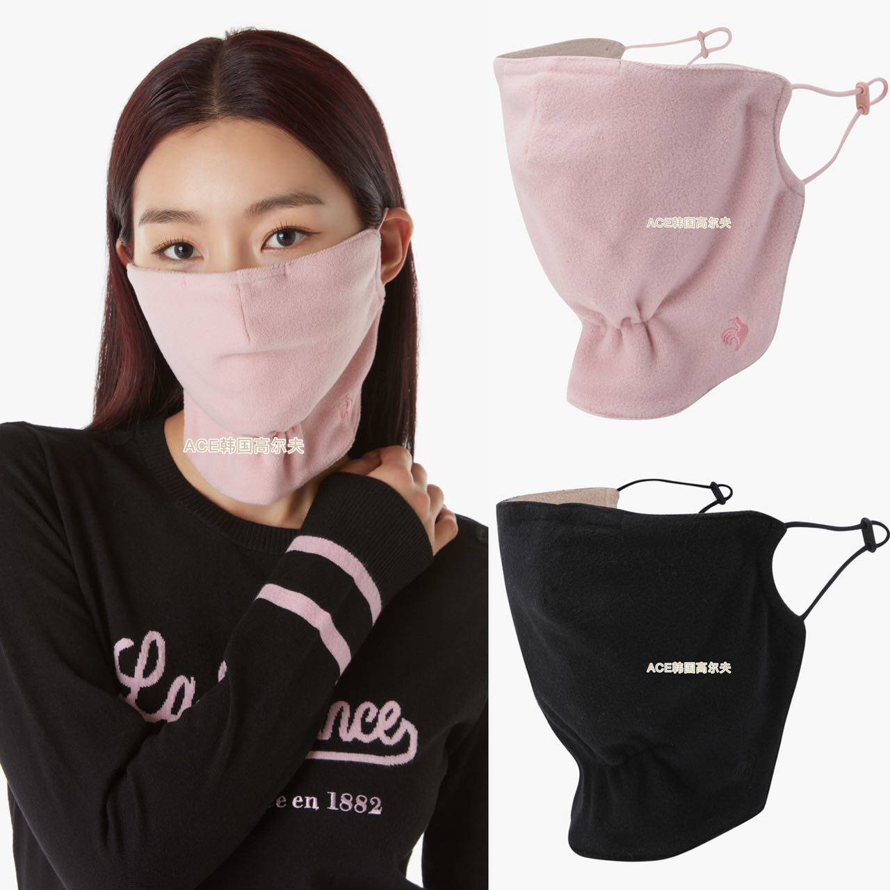 公鸡女士高尔夫折扣面罩24冬百搭时尚运动保暖防风透气防晒面罩