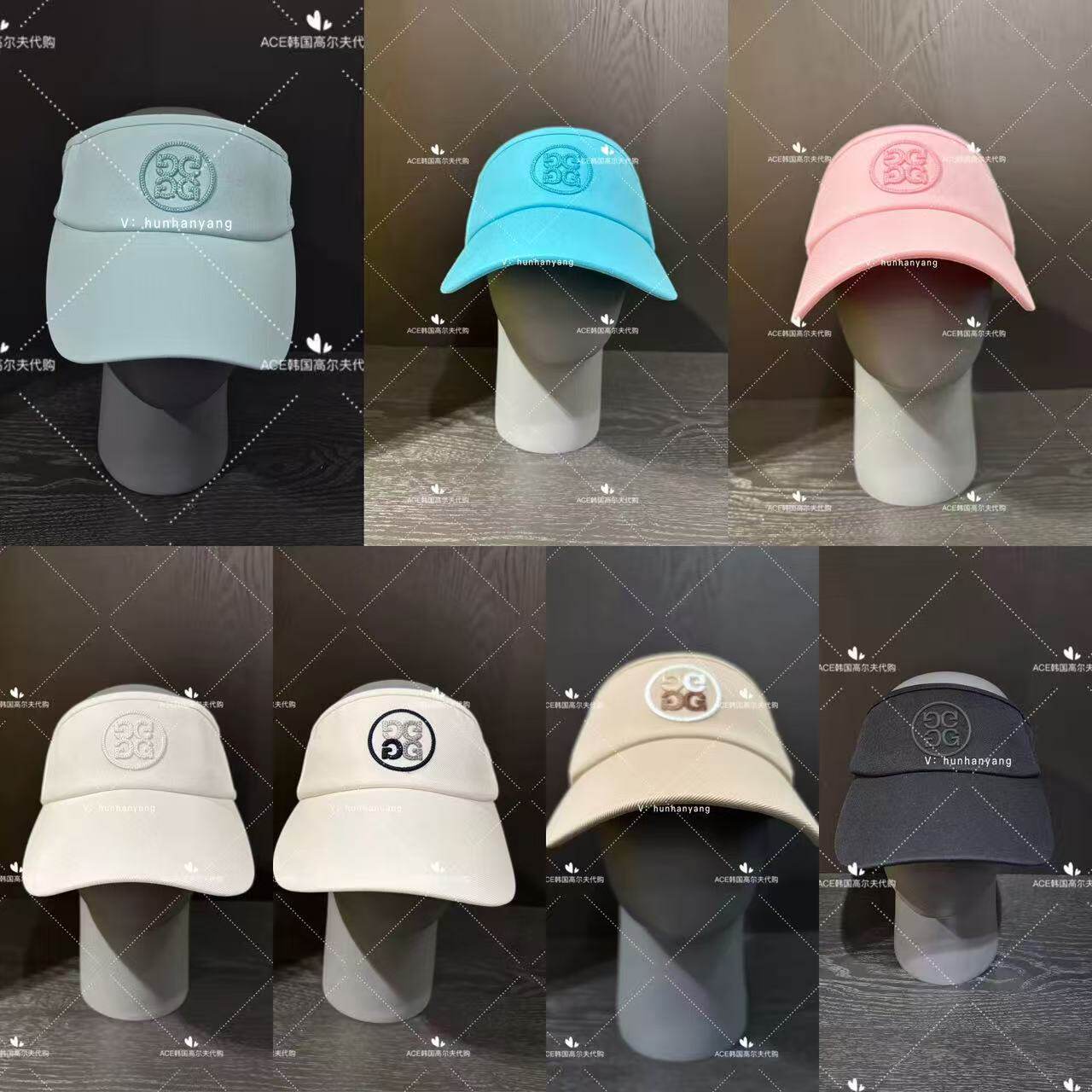 GFORE高尔夫球帽女士26春季新款百搭休闲时尚运动无顶空顶防晒帽