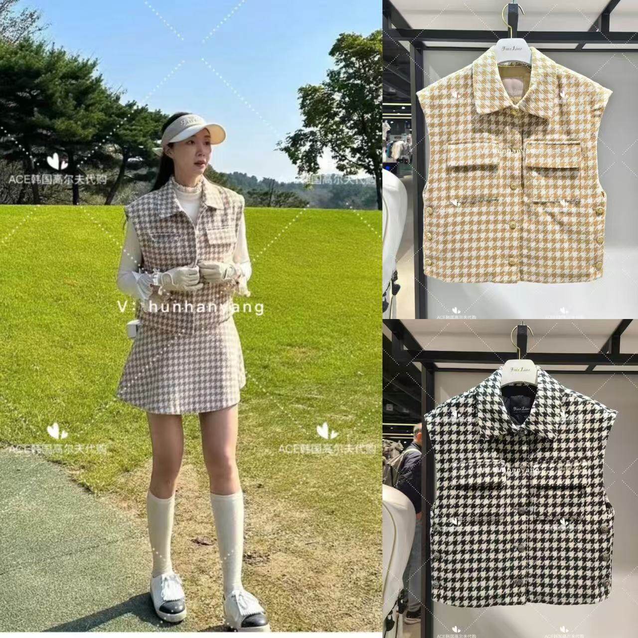 女士高尔夫服装24秋冬马甲