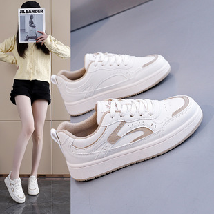 卡迪高ins韩版板鞋女2026春季新款时尚百搭休闲鞋学生增高小白鞋