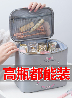高颜值大容量手提化妆包可爱防水旅行护肤品收纳袋便携拉链洗漱包