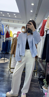 2026春季新款女装宽松休闲女鹿皮绒外套上衣潮流百搭欧货潮流上衣