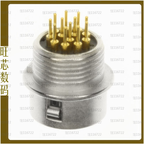 HR10-10R-12SA(73)【CONN RCPT FMALE 12POS GOLD SLDR】