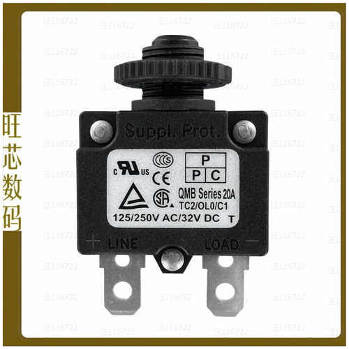 QMB-203-11C3N-3BA【CIR BRKR THRM 20A 250VAC 32VDC】