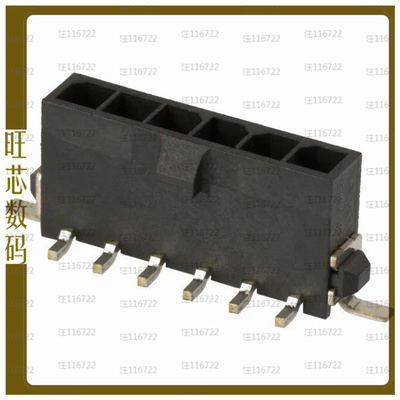 2-1445096-6【CONN HEADER SMD 6POS 3MM】