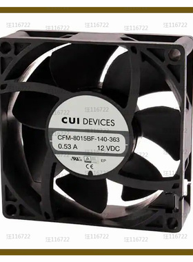 CFM-8020BF-155-444-20【FAN AXIAL 80X20MM 12VDC WIRE】
