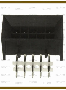 0444281001【CONN HEADER R/A 10POS 3MM】
