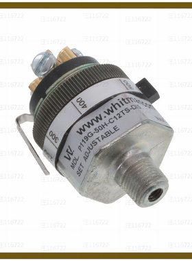 P119G-50H-C12TS-DIS【PRESSURE SWITCH 20-500 PSIG】