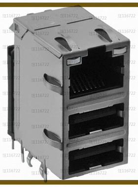 0862-1J1T-43-F【CONN JACK 1PORT 1000 BASE-T PCB】