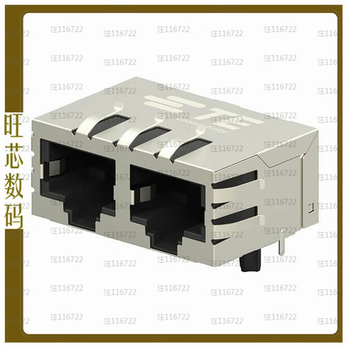 2301996-4【CONN JACK 2PORT 1000 BASE-T PCB】