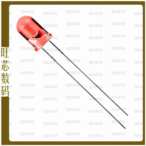 LTH5MM12VFR4100【LED RED CLEAR T-1 3/4 T/H】