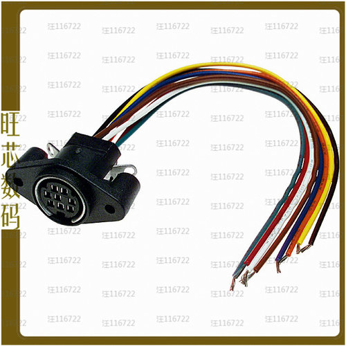 MD-80PL100【CONN RCPT FMALE MINI DIN 8P WIRE】