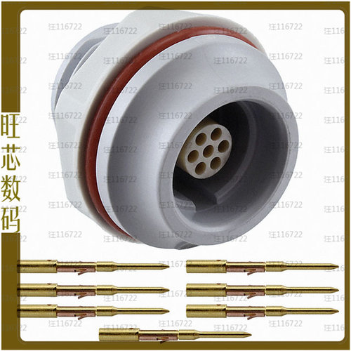 JMXHH1G07FCUDSU【CONN RCPT FMALE 7POS GOLD CRIMP】